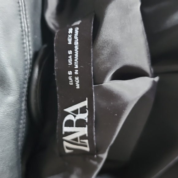 ZARA Faux leather jacket π π β¨οΈ πNew with tags π π - Picture 9 of 9